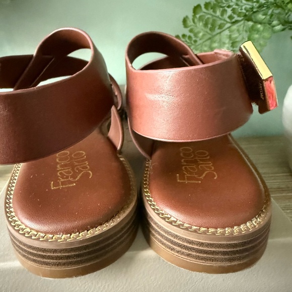 Franco Sarto size 8 sandals brown - Picture 3 of 8